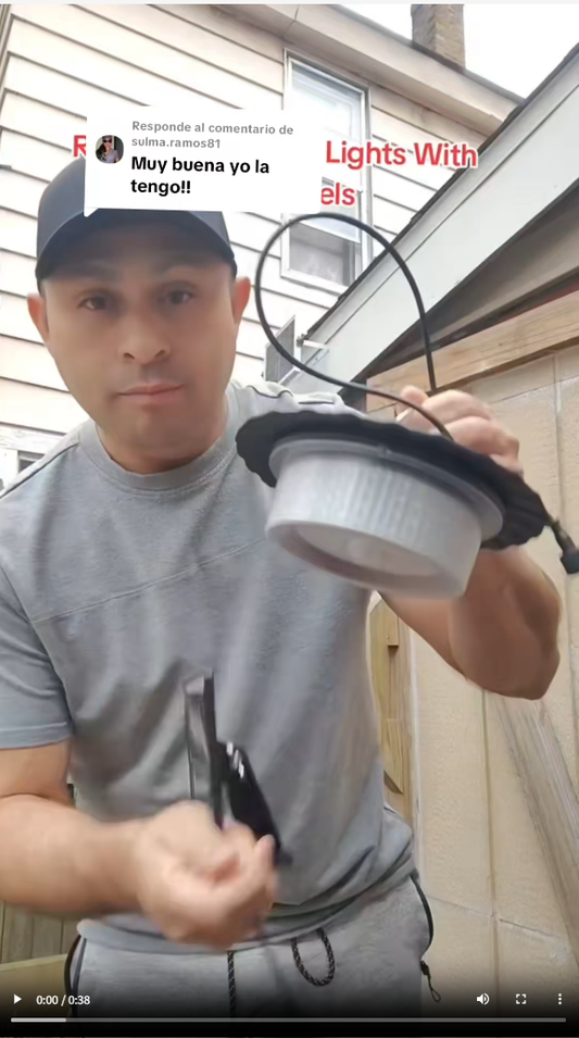 TIKTOK VIDEO 01： 244LED Solar Shed Light