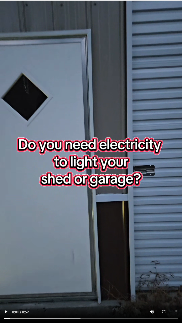 TIKTOK VIDEO 04： 244LED Solar Shed Light
