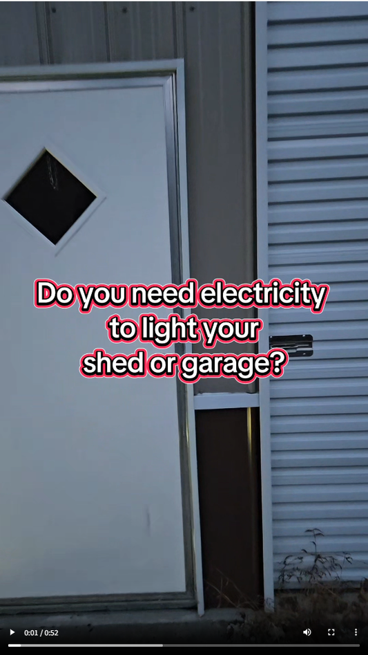 TIKTOK VIDEO 04： 244LED Solar Shed Light