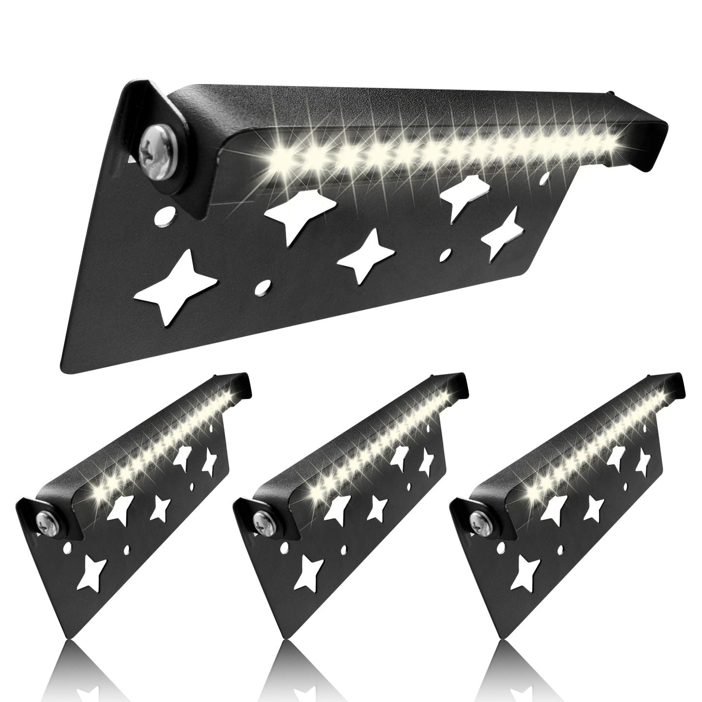 KUFUNG Classic Series 7 Inch LED Hardscape Lighting, Retaining Wall Lights, LED Landscape Lighting, 12-24V Paver Light Low Voltage, 5W Outdoor Step Lights