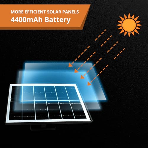 KUFUNG Solar Shed Light Pendant Lights,Waterproof Indoor Outdoor Rotation Design with Motion Sensor for Barn, Patio,Shed, Chicken Coop, Gazebo, Garage(1PACK)