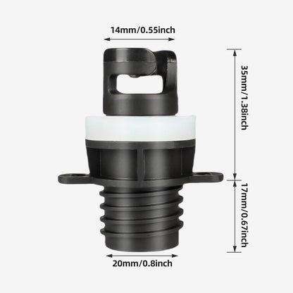 KUFUNG Electric Pump Halkey-Roberts Valve Adapters, Paddle Board Nozzle Replacements for Perfect Connection