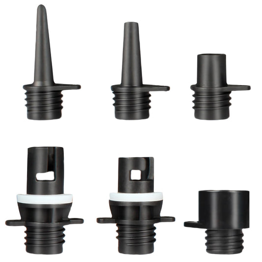 KUFUNG SUP and Boat Inflatable Air Pump Adaptor with 6 Valve Nozzles Use for Car Air Compressor - for Paddle Boards