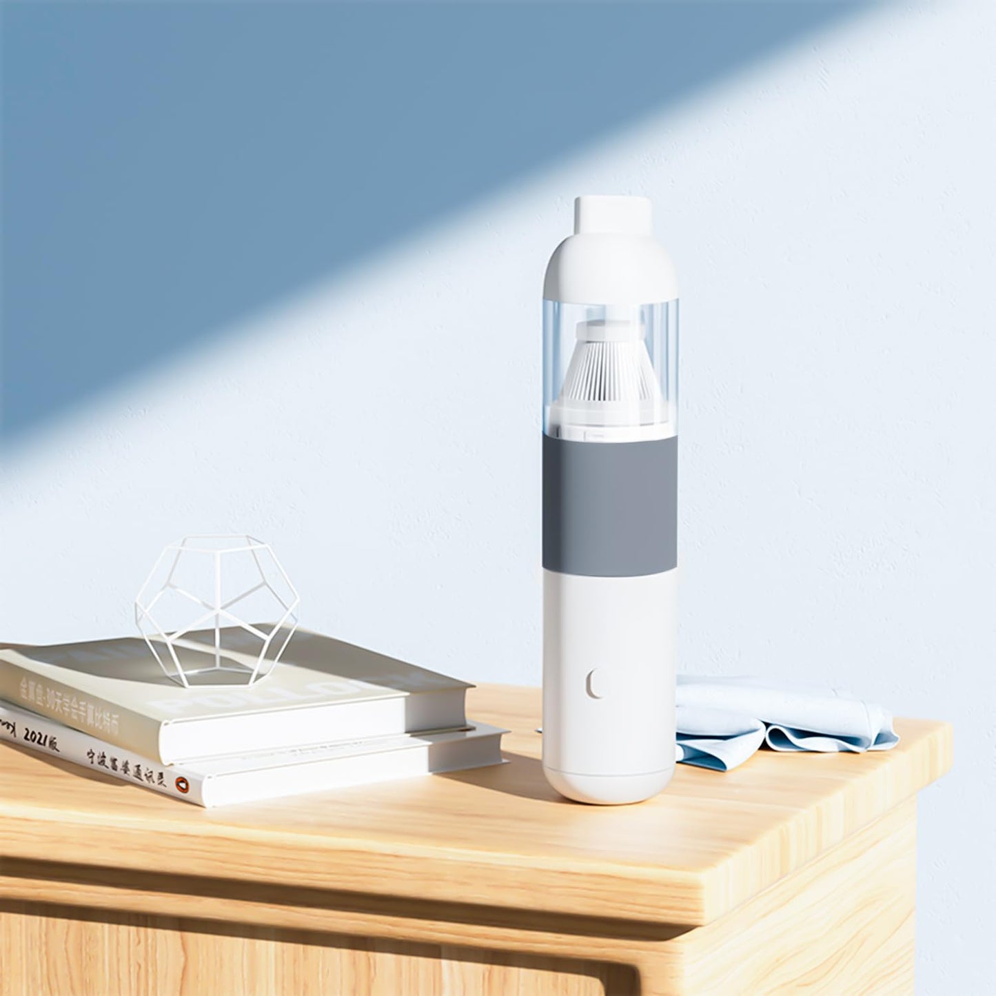 KUFUNG Portable Car Vacuum Cleaner, Handheld Vacuum Cordless, 8000PA Powerful Suction Vacuum Cleaner, Low Noise Rechargeable Mini Hand Held Vacuum for Car/Home/Pet/Office