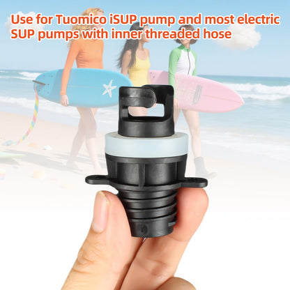 KUFUNG SUP and Boat Inflatable Air Pump Adaptor with 6 Valve Nozzles Use for Car Air Compressor - for Paddle Boards
