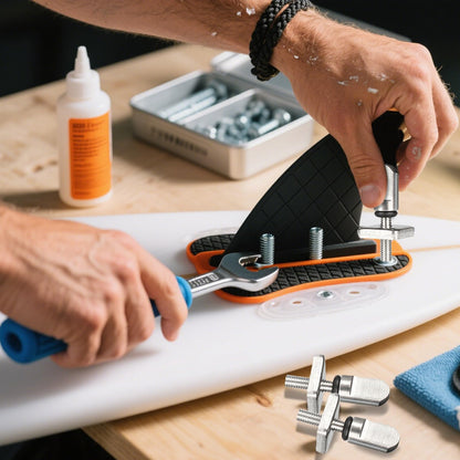 KUFUNG Surfing Accessories Set of 6 – Stainless Steel Fin Screws for Surfboards, Longboards, Paddleboards, and SUPs