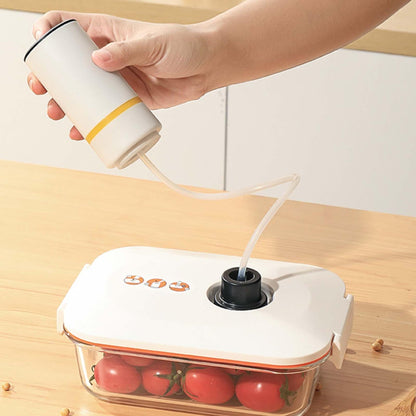 Handheld Vacuum Sealer with 12 Food Preservation Storage Bag Portable Vacuum Electric Vacuum Extractor for Snack Cookies