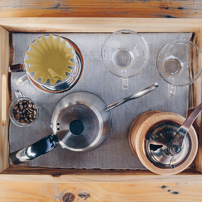 KUFUNG 100 Pack Coffee Filters,1-4 Cup Basket Natural Paper Coffee Filters for Home Office Pour Over, Drip Coffee Maker, Small Basket Style Single Pour Over,Natural Brown Unbleached