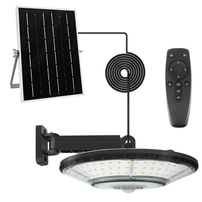 KUFUNG Solar Shed Light, Solar Pendant Light,Waterproof Indoor Outdoor Rotation Design, Solar Lights with Motion Sensor for Barn, Patio,Shed, Chicken Coop, Gazebo, Garage